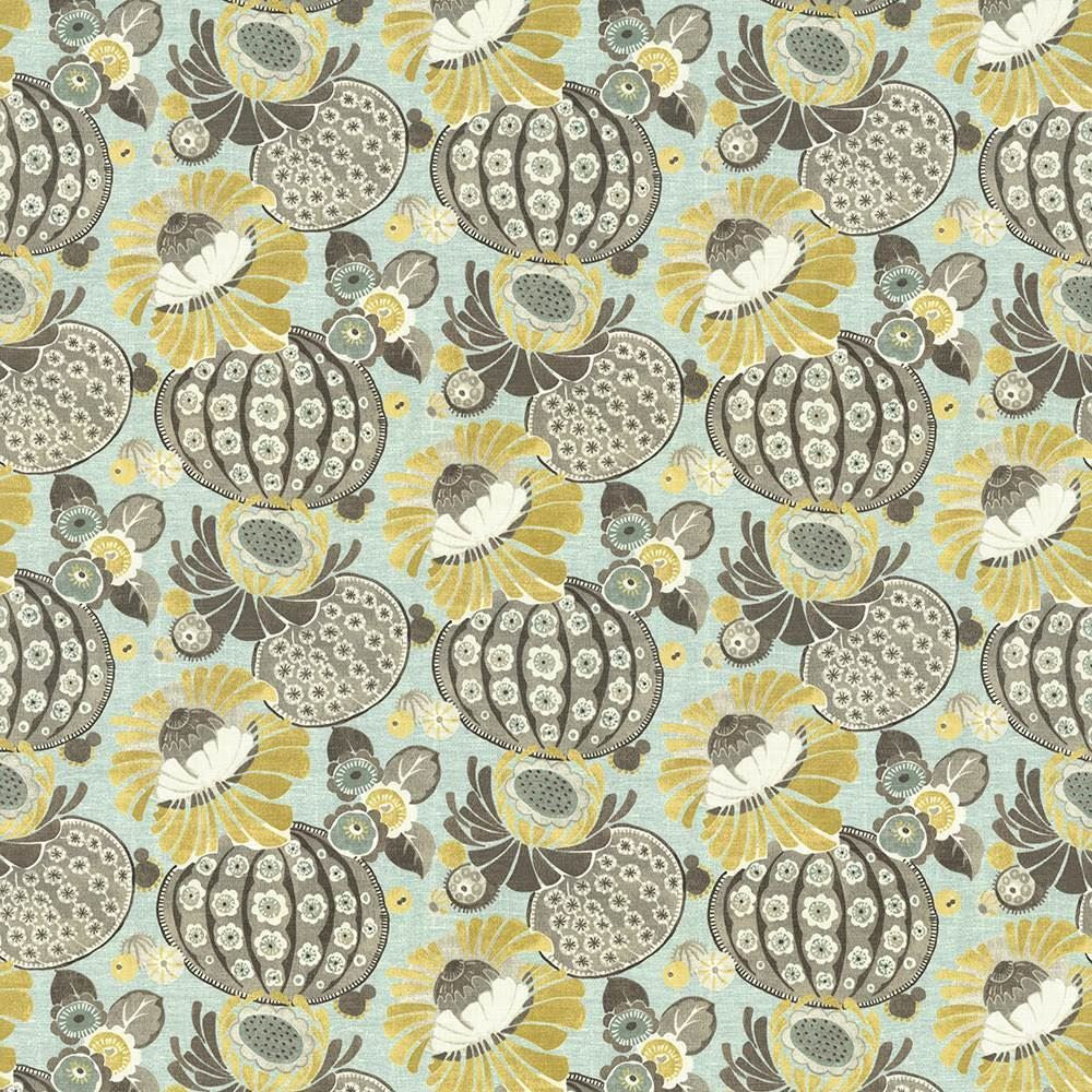 Vivolo Floral Flint by Kasmir Designer Fabric 5065 100% Cotton
 USA </p><p>Repeat: Horizontal: 27 inches and Vertical: 25 2/8 inches 54 - Swanky Fabrics -