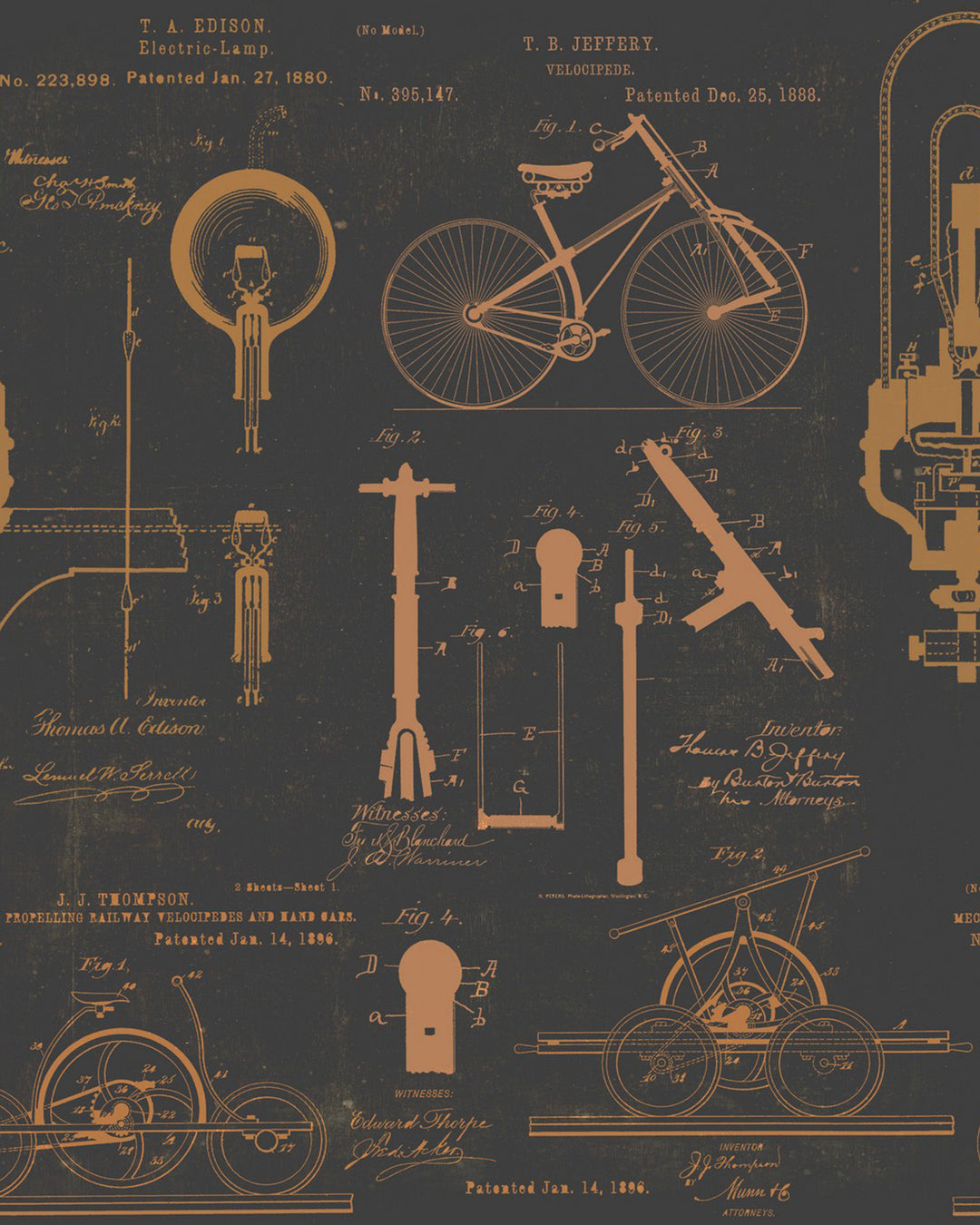 Patents Premium wallpaper by Mind the Gap (WP20048), swatch