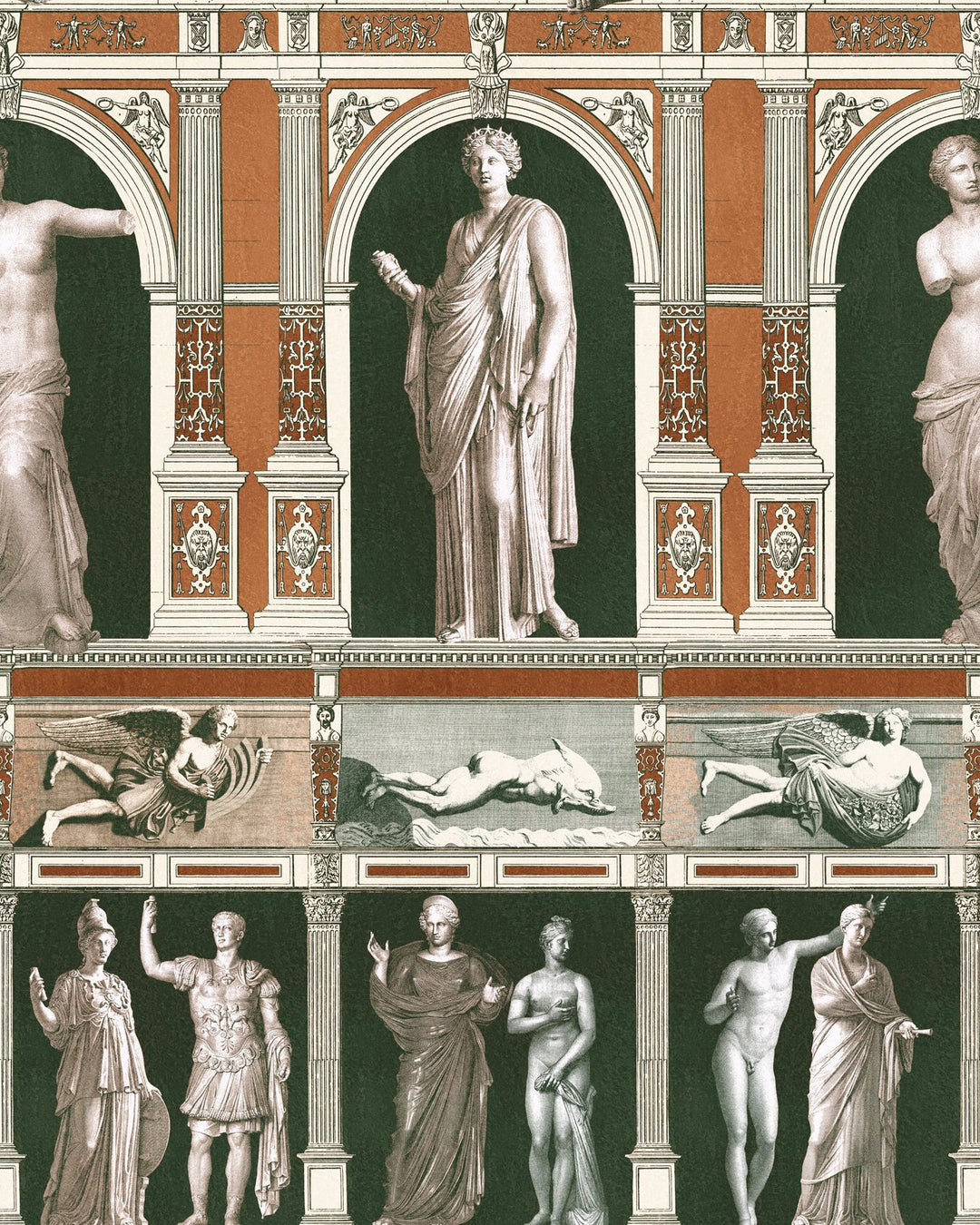 Statues Antique wallpaper by Mind the Gap (WP20422), swatch