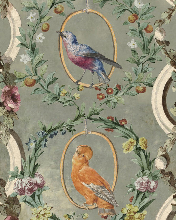 Countesse's Aviarium Neutral wallpaper by Mind the Gap (WP20427), swatch