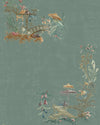 Mind The Gap Wallpaper CHINOISERIE Blue Wallpaper (WP20437)