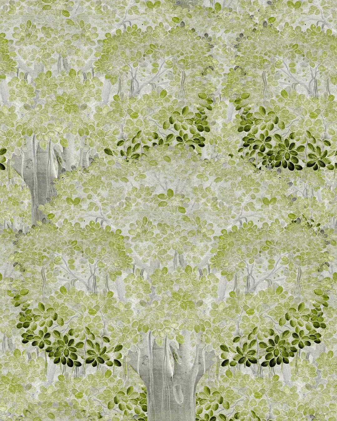 Savage Leaves Green wallpaper by Mind the Gap (WP20445), swatch