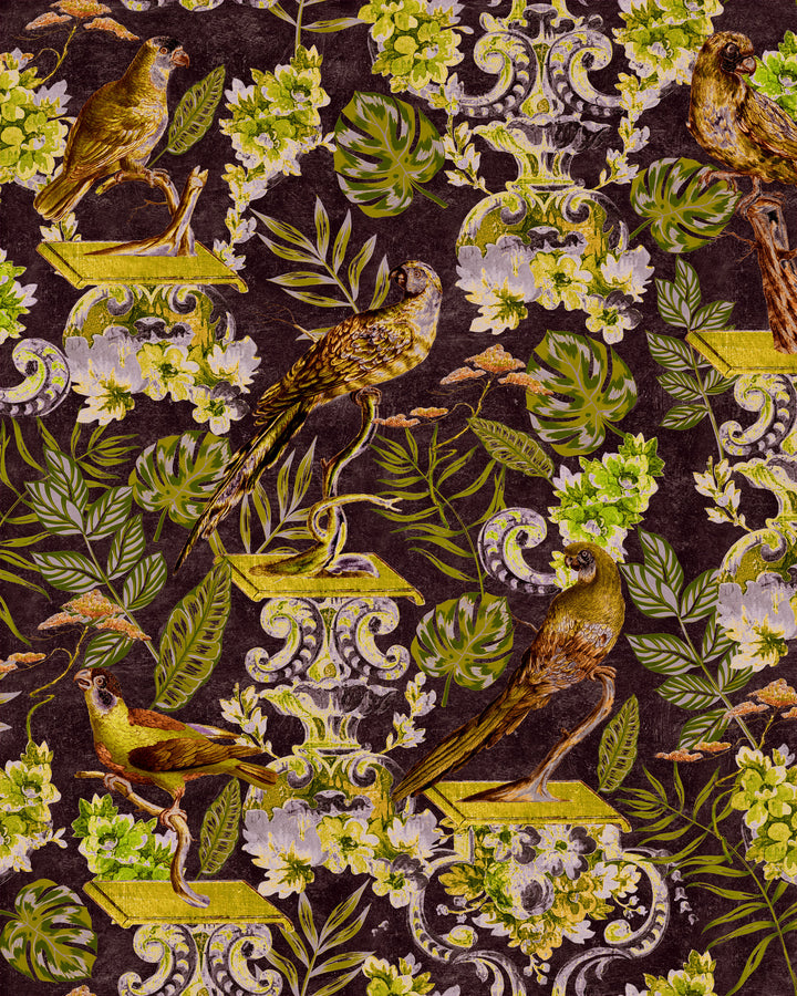 La Voliere Dark wallpaper by Mind the Gap (WP20478), swatch