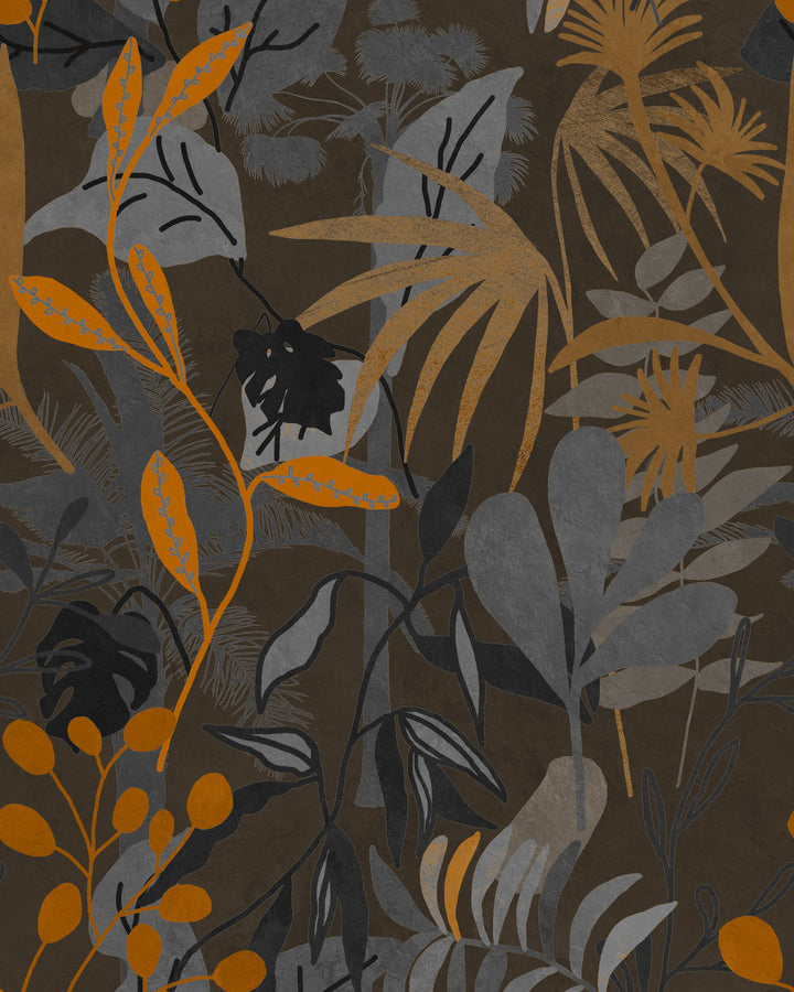 Caribbean Garden Dark wallpaper by Mind the Gap (WP20487), swatch
