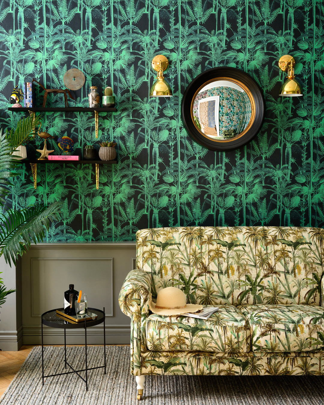 Palmera Cubana Dark wallpaper by Mind the Gap (WP20496), view 2