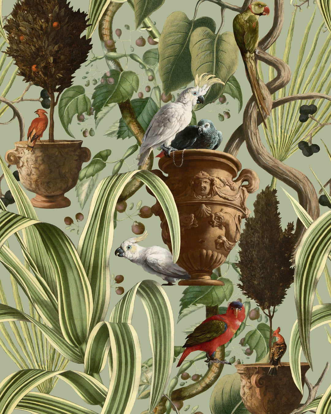 Exotic Menagerie Light wallpaper by Mind the Gap (WP20516), swatch