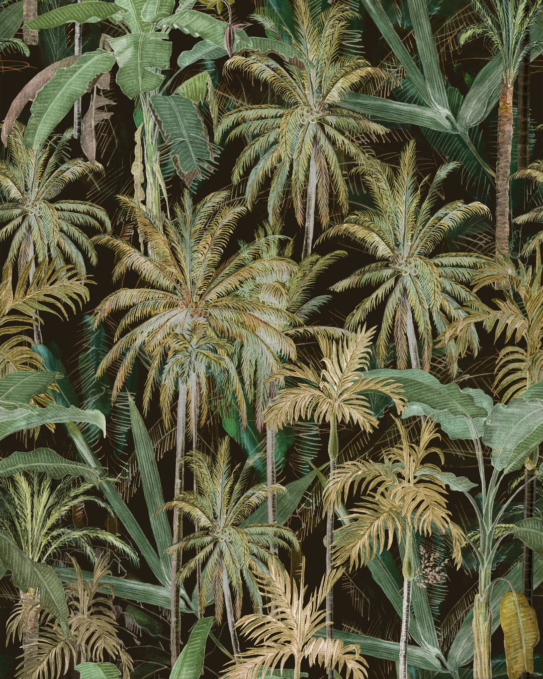 The Jungle Anthracite wallpaper by Mind the Gap (WP20523), swatch