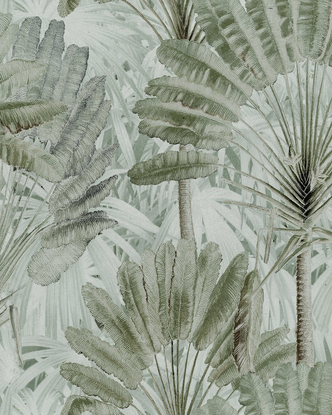 Traveller's Palm Neutral wallpaper by Mind the Gap (WP20525), swatch