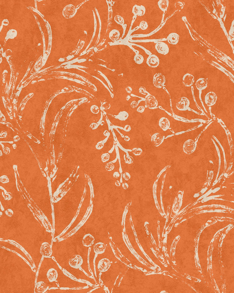 Wallflower Clementine Wallpaper by Mind the Gap Designer Wallpaper MINNIE KEMP X MINDTHEGAP Non-woven Made in Europe Paste the wall 1 roll x 20.47 x 9.8 yards - Swanky Fabrics -