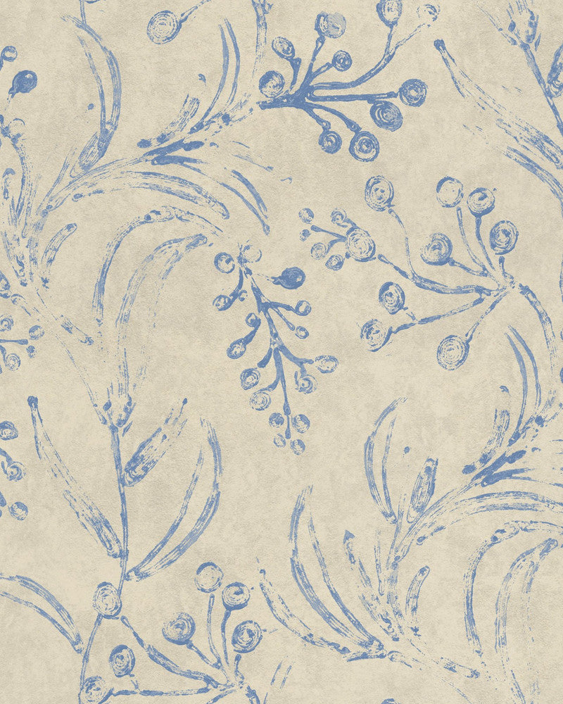 Wallflower Splash Wallpaper by Mind the Gap Designer Wallpaper MINNIE KEMP X MINDTHEGAP Non-woven Made in Europe Paste the wall 1 roll x 20.47 x 9.8 yards - Swanky Fabrics -