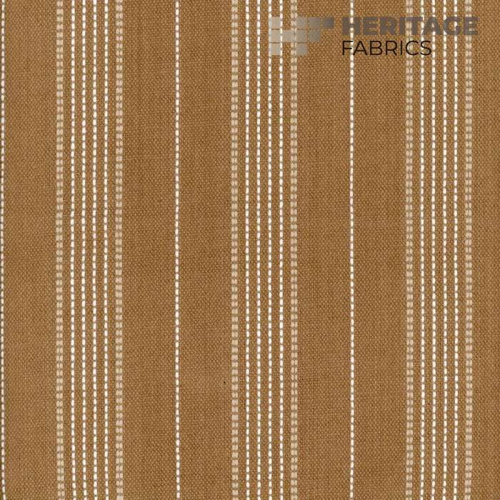 Warren Sand by Heritage Designer Fabric - 100% Cotton India 9,000 Horizontal: 3" and Vertical: N/A 54" - Swanky Fabrics -