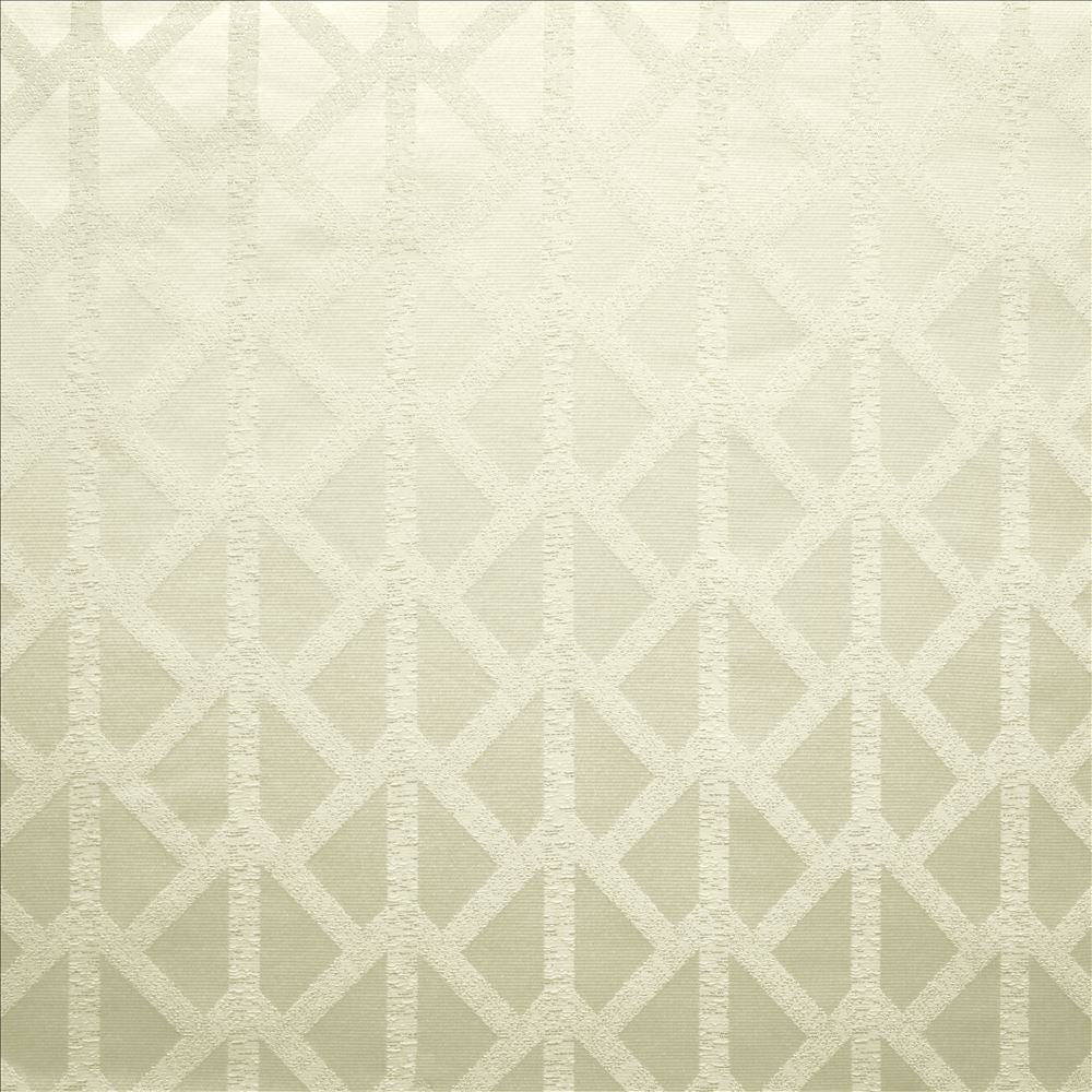 Waterway White by Kasmir Designer Fabric 5144 73% Polyester
27% Cotton
 INDIA </p><p>Repeat: Horizontal: 4 6/8 inches and Vertical: 2 6/8 inches 54 - Swanky Fabrics -