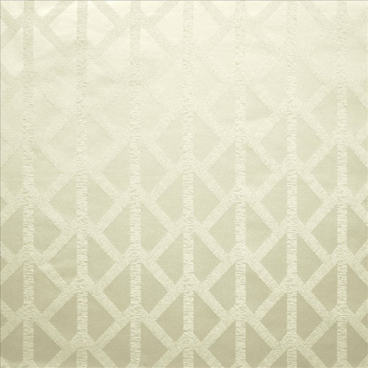 Waterway White  by Kasmir Designer Fabric 5144 73% Polyester
27% Cotton
 INDIA Not Tested Horizontal: 4 6/8 inches and Vertical: 2 6/8 inches 54  - Swanky Fabrics -