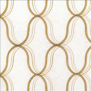 Wavefront Gold by Kasmir Designer Fabric