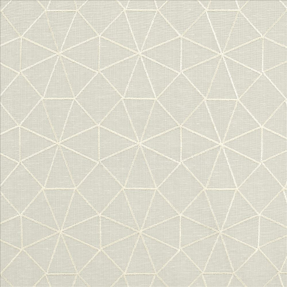 Webwork Cream by Kasmir Designer Fabric 5108 100% Polyester
 TURKEY Not Tested </p><p>Repeat: Horizontal: 4 2/8 inches and Vertical: 4 2/8 inches 57 - Swanky Fabrics -