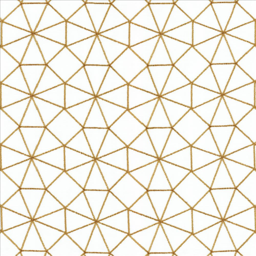 Webwork Gold by Kasmir Designer Fabric 5108 100% Polyester
 TURKEY </p><p>Repeat: Horizontal: 4 2/8 inches and Vertical: 4 2/8 inches 60 - 62 - Swanky Fabrics -