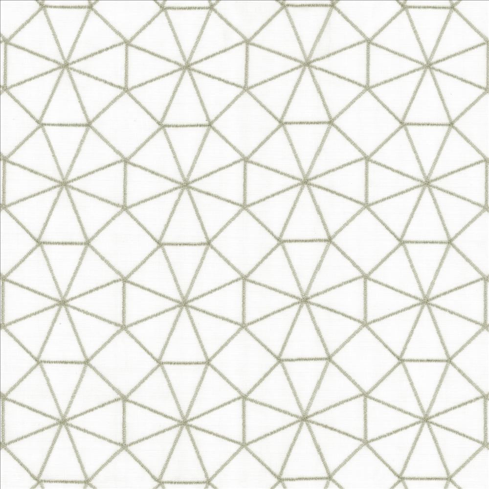 Webwork Silver by Kasmir Designer Fabric 5108 100% Polyester
 TURKEY </p><p>Repeat: Horizontal: 4 2/8 inches and Vertical: 4 2/8 inches 60 - 62 - Swanky Fabrics -