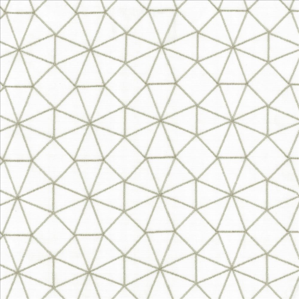 Webwork Silver by Kasmir Designer Fabric 5108 100% Polyester TURKEY Not Tested Horizontal: 4 2/8 inches and Vertical: 4 2/8 inches 60 - 62 - Swanky Fabrics -