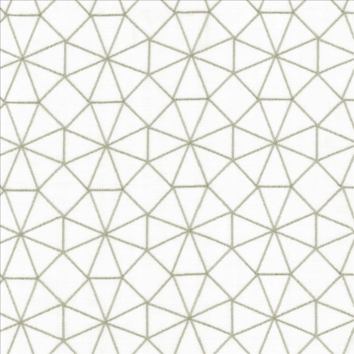 Webwork Silver by Kasmir Designer Fabric 5108 100% Polyester TURKEY Not Tested Horizontal: 4 2/8 inches and Vertical: 4 2/8 inches 60 - 62 - Swanky Fabrics -