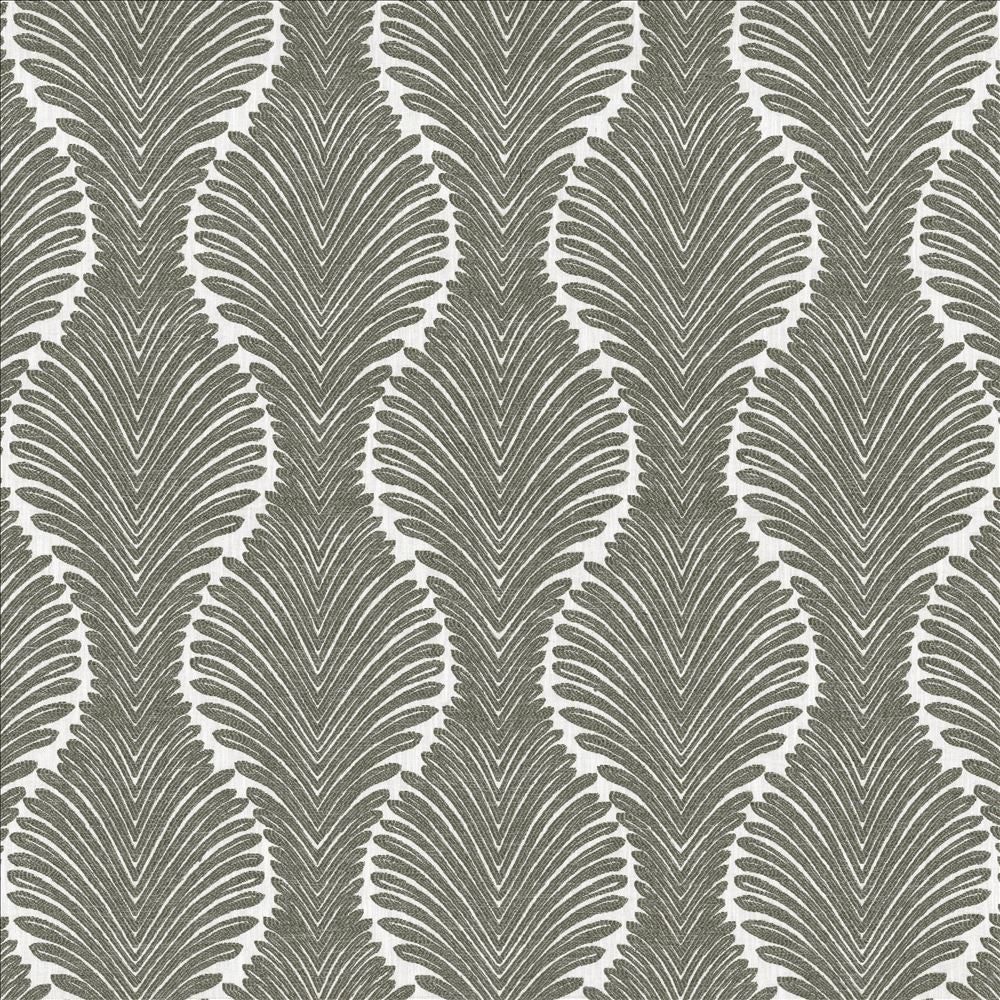 West Palm Stone by Kasmir Designer Fabric See sample 59% Polyester
41% Cotton
 INDIA 26,000 Martindale Cycles </p><p>Repeat: Horizontal: 13 4/8 inches and Vertical: 17 inches 53 - Swanky Fabrics -