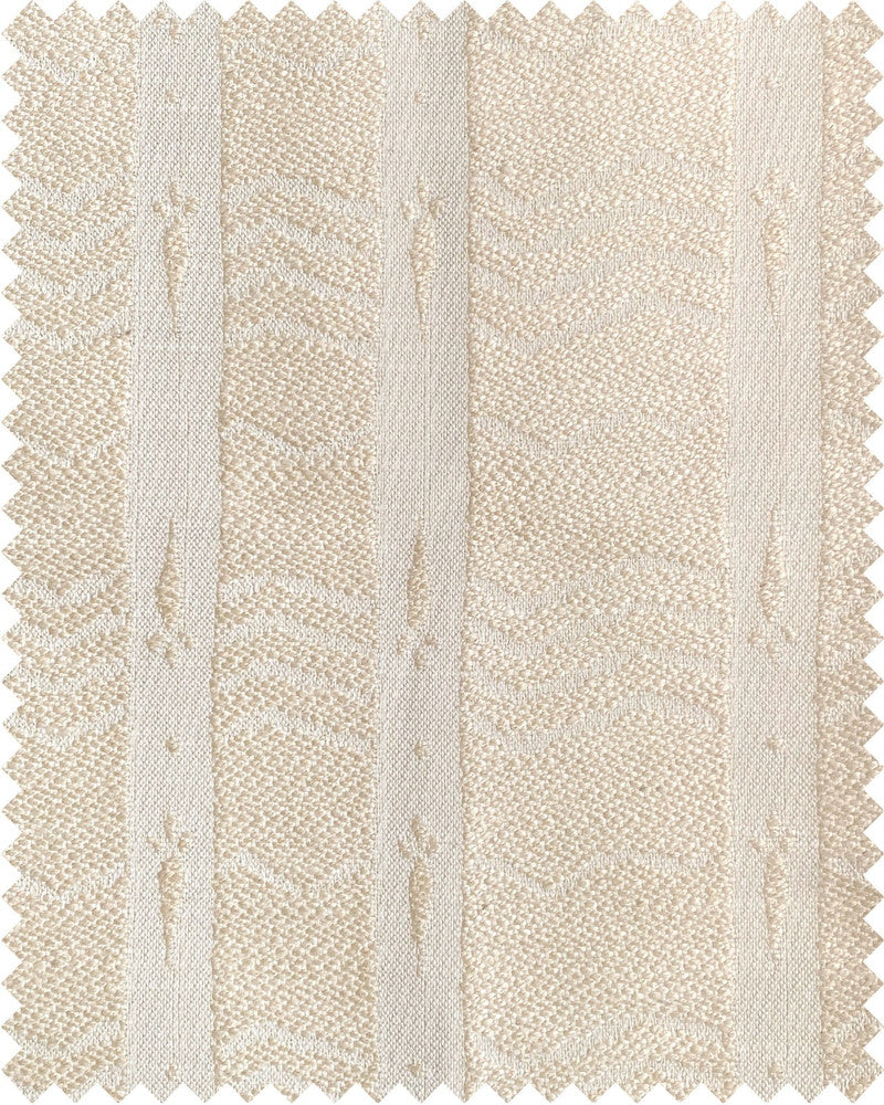 Whitelake Jacquard Woven Fabric by Mind the Gap Designer Fabric WOODSTOCK '69 LIFESTYLE COLLECTION 70% Jute, 30% Cotton Made in Italy W 46.5cm x L 50cm / W 18.3in x L 19.6in 55.1in - Swanky Fabrics -
