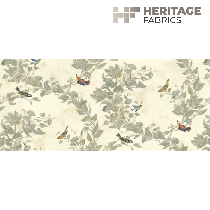 Windsong Cotton Parchment by Heritage Designer Fabric - 100% Cotton Turkey 18,000 Horizontal: N/A and Vertical: N/A 54" - Swanky Fabrics -