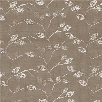 Woodbine Pewter by Kasmir Designer Fabric 5066 100% Polyester Embroidery Contents 100% Polyester CHINA Not Tested H: 26 inches, V: 11 6/8 inches 57 - 58 - Swanky Fabrics - Kasmir