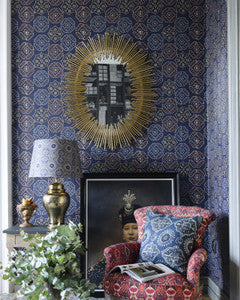 Mind The Gap Wallpaper AJRAK Blue (WP20412)
