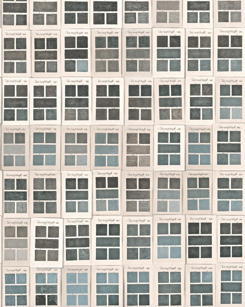 Traite Des Couleurs Neutral Wallpaper by Mind the Gap Designer Wallpaper THE WALLPAPER COMPENDIUM 1 Textured Matte Made in Europe Paste the wall 3 rolls x 20.5 x 3.25 yards - Swanky Fabrics -