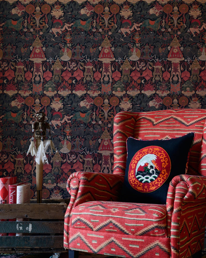 Mind The Gap Wallpaper YAMA DHARMARAJA Wallpaper (WP20451) – Swanky Fabrics