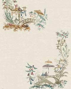 Mind The Gap Wallpaper CHINOISERIE Coconut Wallpaper (WP20464)