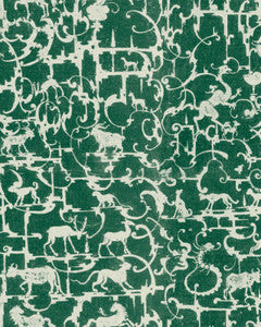 Mind The Gap Wallpaper ROYAL HUNTING Racing Green Wallpaper (WP20468)