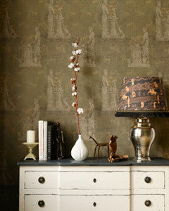 Mind The Gap Wallpaper SCULPTURAL Moss Wallpaper (WP20475)
