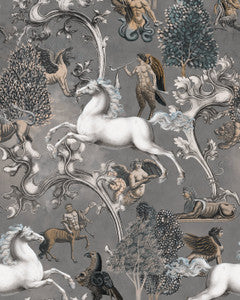 Mind The Gap Wallpaper IMAGINARIUM Grey Wallpaper (WP20483)