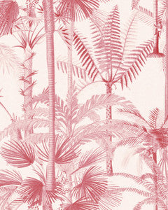 Mind The Gap Wallpaper PALMERA CUBANA Pink Wallpaper (WP20497)