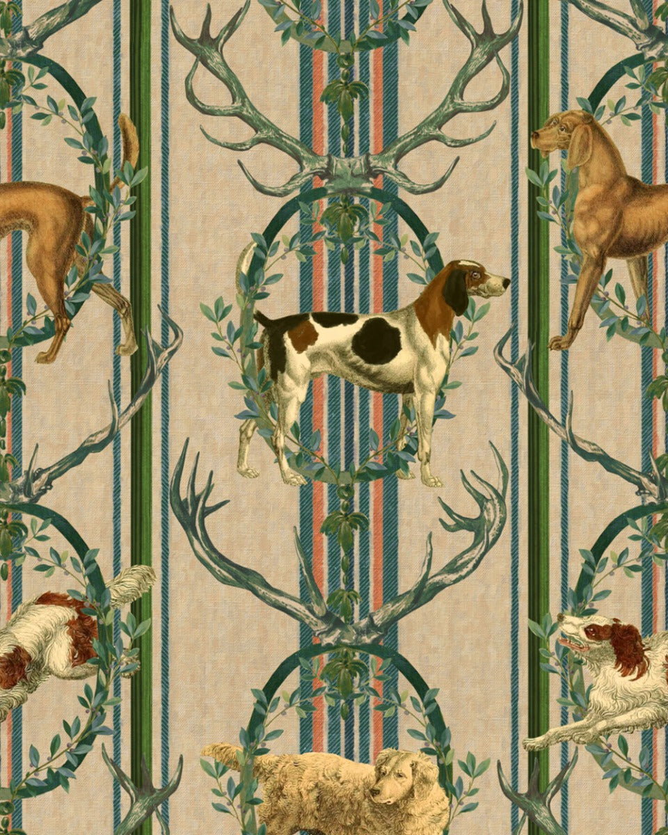 Mountain Dogs Taupe wallpaper by Mind the Gap (WP20674), swatch