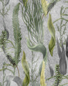 Mind The Gap Wallpaper AQUATIC PLANTS Grey Wallpaper (WP20718)