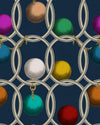 Mind The Gap Wallpaper INCATENATO Blu Wallpaper (WP20839)