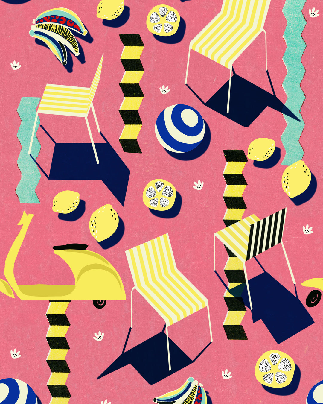 Moto Bello Pink wallpaper by Mind the Gap (WP20853), swatch