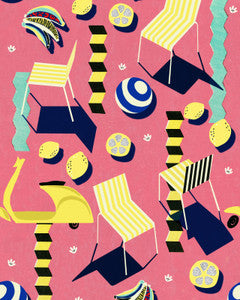 Mind The Gap Wallpaper MOTO BELLO Pink Wallpaper (WP20853)