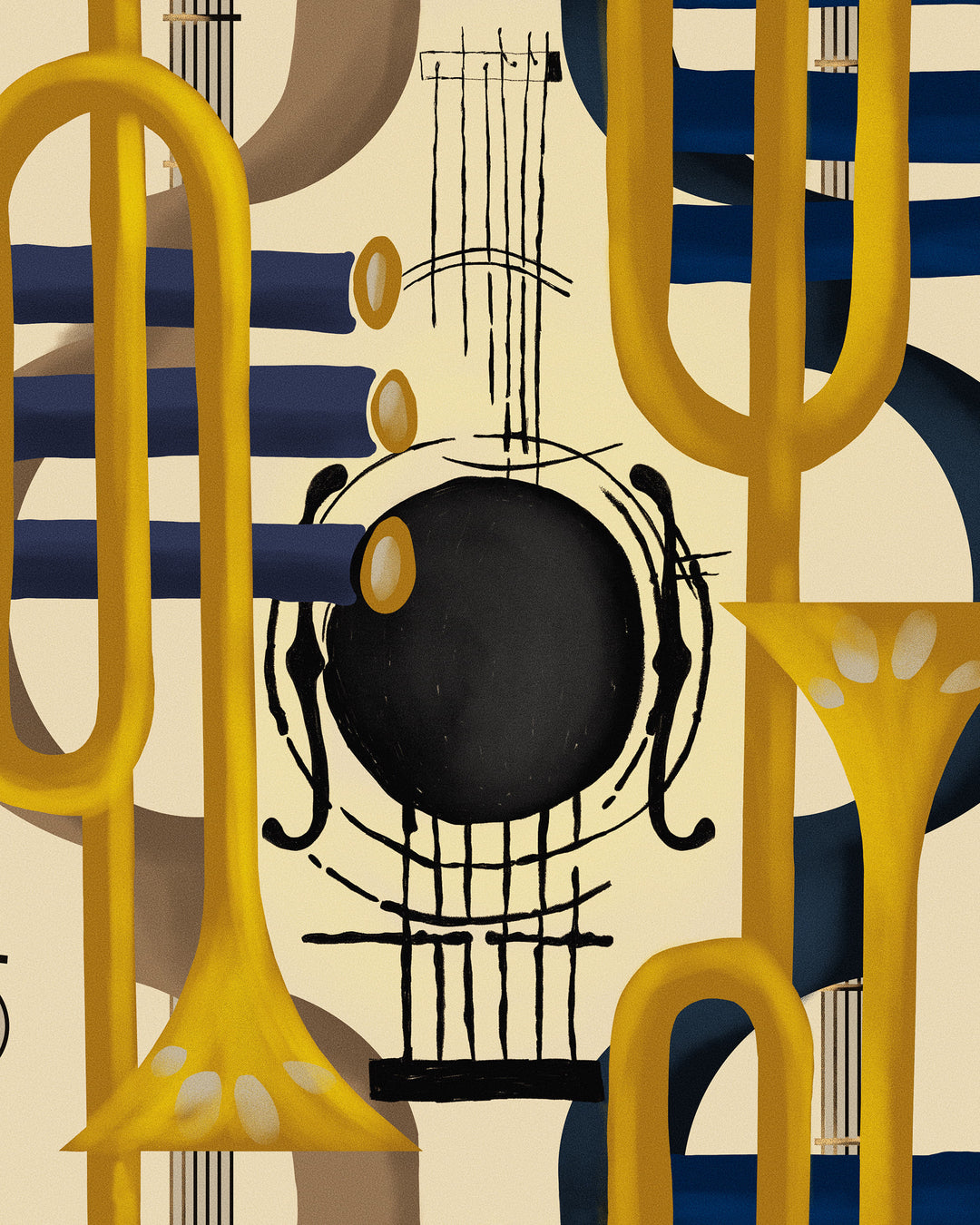 Duet Yellow wallpaper by Mind the Gap (WP20889), swatch