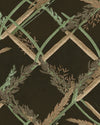 Mind The Gap Wallpaper ORNAMENTAL REED Anthracite Wallpaper (WP30163)