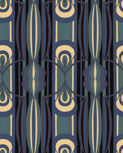 Mind The Gap Wallpaper CARAMELLA Blu Wallpaper (WP30185)