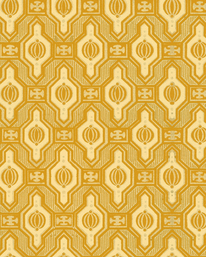 Palloncini Giallo Wallpaper by Mind the Gap Designer Wallpaper LA DOLCE VITA Satin Matte Made in Europe Paste the wall 1 roll x 20.5 x 10.9 yards - Swanky Fabrics -