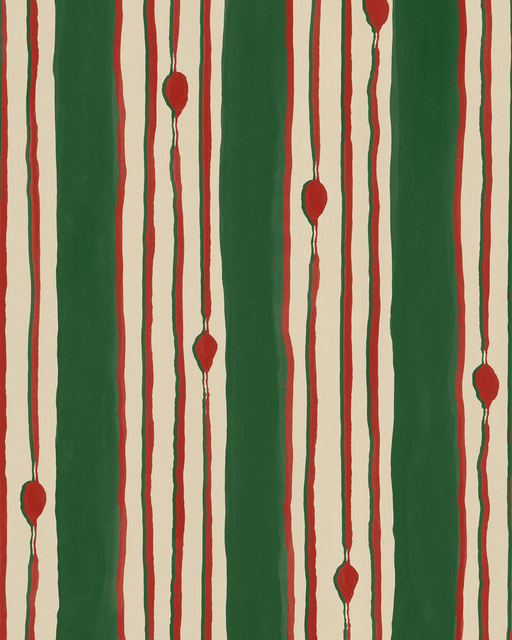 MINUANO Green Wallpaper (WP30237) by Mind The Gap | WP30237 | JAZZ LIVE | 1 roll x 52 x 1000 cm / 20.5 x 393.7in | 0.52m / 20.5in | 1000 cm / 393.7in | 5.20sqm / 55.9sq ft | 100cm / 39.3in | Green, Beige, Red | Non-woven Satin | Paste the wall | 1 roll in a box | Fabric Carolina | https://www.fabriccarolina.com/