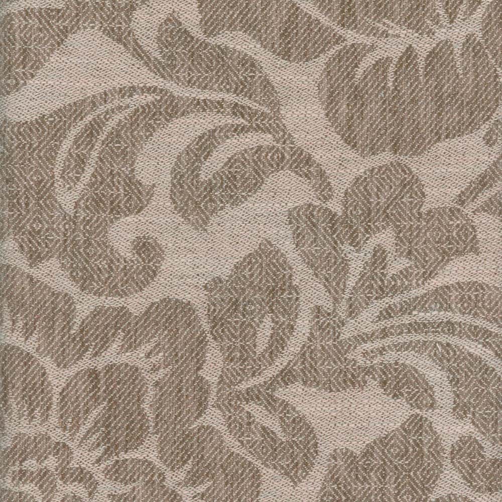 Yardley Toffee by Roth & Tompkins Fabric - 91% Polyester 6% Cotton 3% Linen - India - 15,001-30,000 double rubs - V: 18.8"  H: 13.5" - 54" - Fabric Carolina -