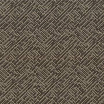 Zen Fret Cocoa by Kasmir Designer Fabric 5084 56% Polyester 34% Rayon 8% Cotton 2% Flax USA 9,000 Wyzenbeek Double Rubs H: 12 7/8 inches, V: 12 6/8 inches 54 - Swanky Fabrics - Kasmir