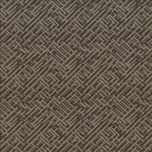 Zen Fret Cocoa by Kasmir Designer Fabric