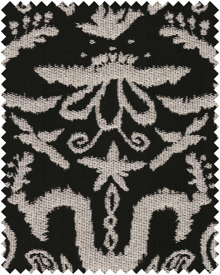 ZENOBIA Woven Fabric (FB00191) by Mind The Gap | FB00191 | TRANSYLVANIAN RHAPSODY | Black, White | Meter | 130(±5%)x100 | (W)33 x (L)39.5cm / (W)12.9 x (L)15.5 in | Tumble Wash | 40% Wool, Other Fibers, 20% Cotton | Fabric Carolina | https://www.fabriccarolina.com/