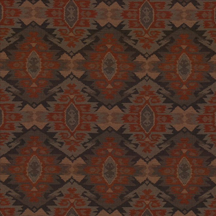 Zuni Spice by Kasmir Designer Fabric See sample 44% Viscose
27% Acrylic
21% Polyester
7% Linen
1% Silk
 ITALY 15,000 Martindale Cycles </p><p>Repeat: Horizontal: 13 7/8 inches and Vertical: 19 3/8 inches 54 - Swanky Fabrics -